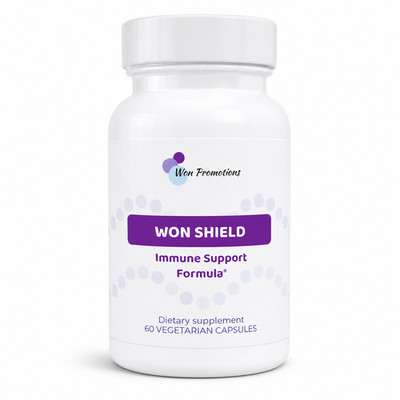 Won Shield -  Immune Support Formula -  60 Capsules Daily Wellness Supplement