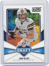 2018 SCORE NFL DRAFT JOSH ALLEN ROOKIE CARD