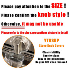 Stove Knob Covers for Child Safety 5 Pack , Stove Knob Safety Covers, Childp...
