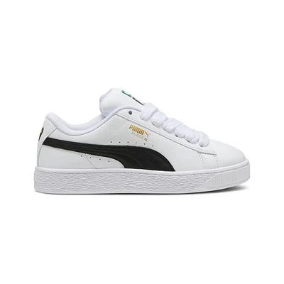 Puma Suede XL Leather White Black 397255-02 Weiß Schwarz Herrenschuhe Sneaker