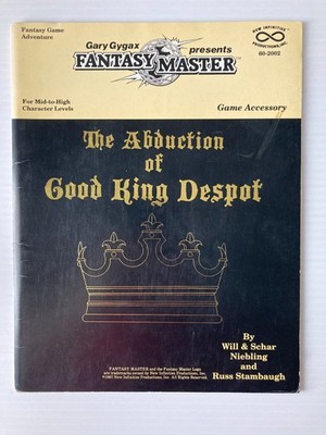 PRIMO:  FANTASY MASTER ABDUTION of GOOD KING DESPOT #60-2002 1987