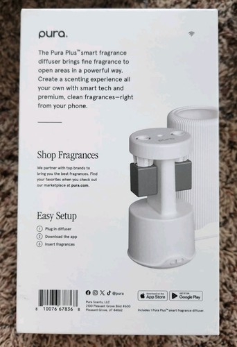 Pura Plus - Smart Fragrance Diffuser for Large Spaces - Adjustable Smart Home... - Picture 2 of 5