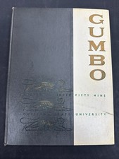 1959 LSU BILLY CANNON GUMBO YEARBOOK LOUISIANA STATE UNIVERSITY VINTAGE BOOK