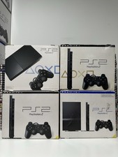 Sony PlayStation 2 PS2 Slim Empty Retail Box Only - Black - No Console