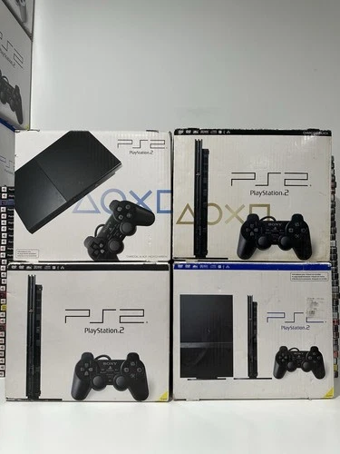 Sony PlayStation 2 PS2 Slim Empty Retail Box Only - Black - No Console - product listing photo