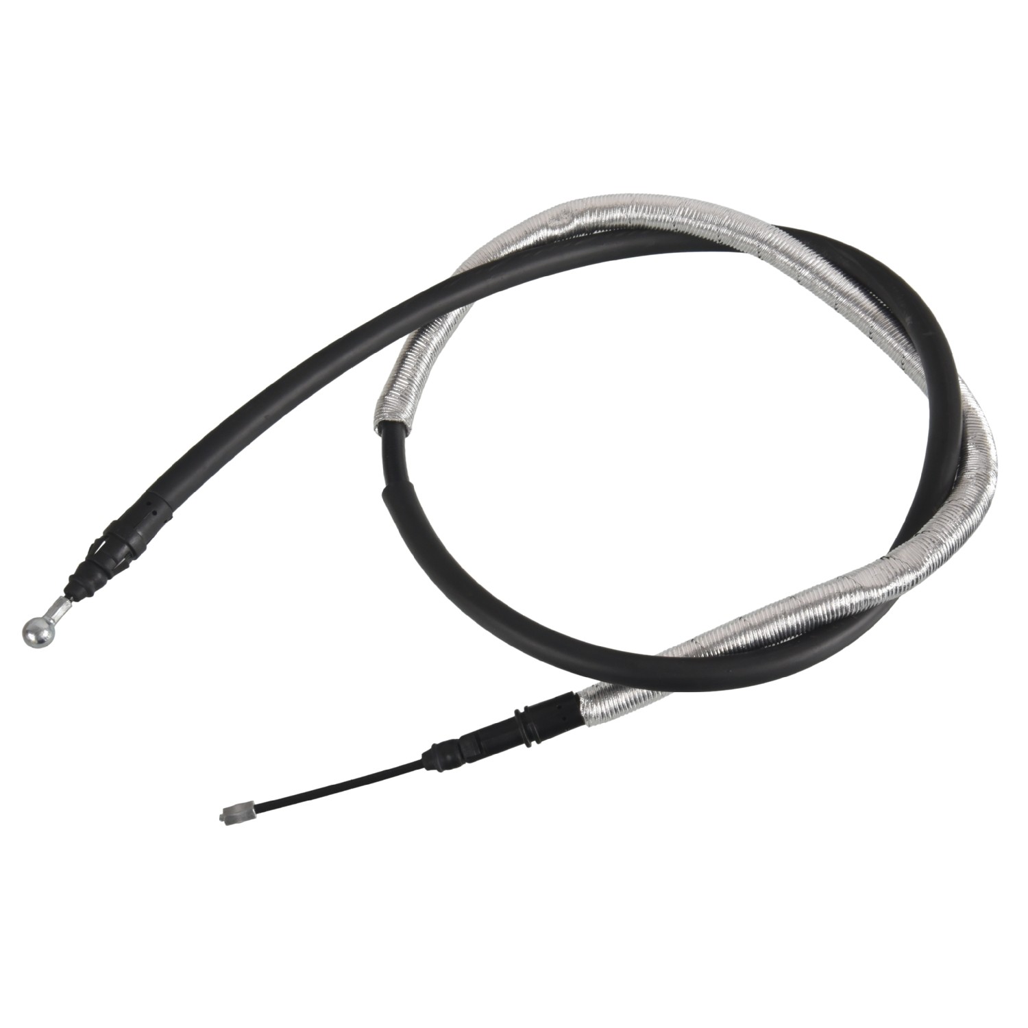Handbrake Cable fits CITROEN DISPATCH VF7 2.0D Rear Left or Right 2007 on Febi