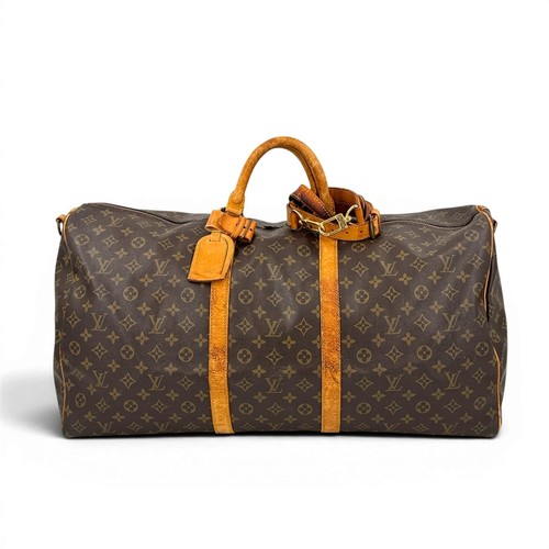 LOUIS VUITTON Keepall Bandouliere 60 Monogram Canvas Vintage Travel Bag M41412