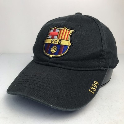 FCB Barcelona 1899 Embroidered Adjustable Snapback Hat Cap Men s One Size Black
