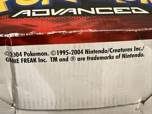 VTG ULTRA RARE 2004 POKEMON Y2K ADVANCED MIGHTY BEANZ BOX ONLY AS IS COLLECTORS - Picture 10 of 23