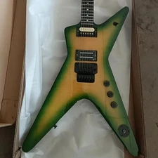 Dimebag Dime Slime ML Green Electric Guitar FR Bridge Black Hardware