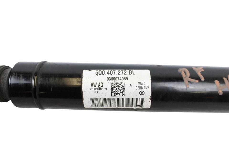 Volkswagen Golf R 2015-2017 eje de transmisión delantero eje CV derecho manual OEM 5Q0407272BL Foto 2 de 4