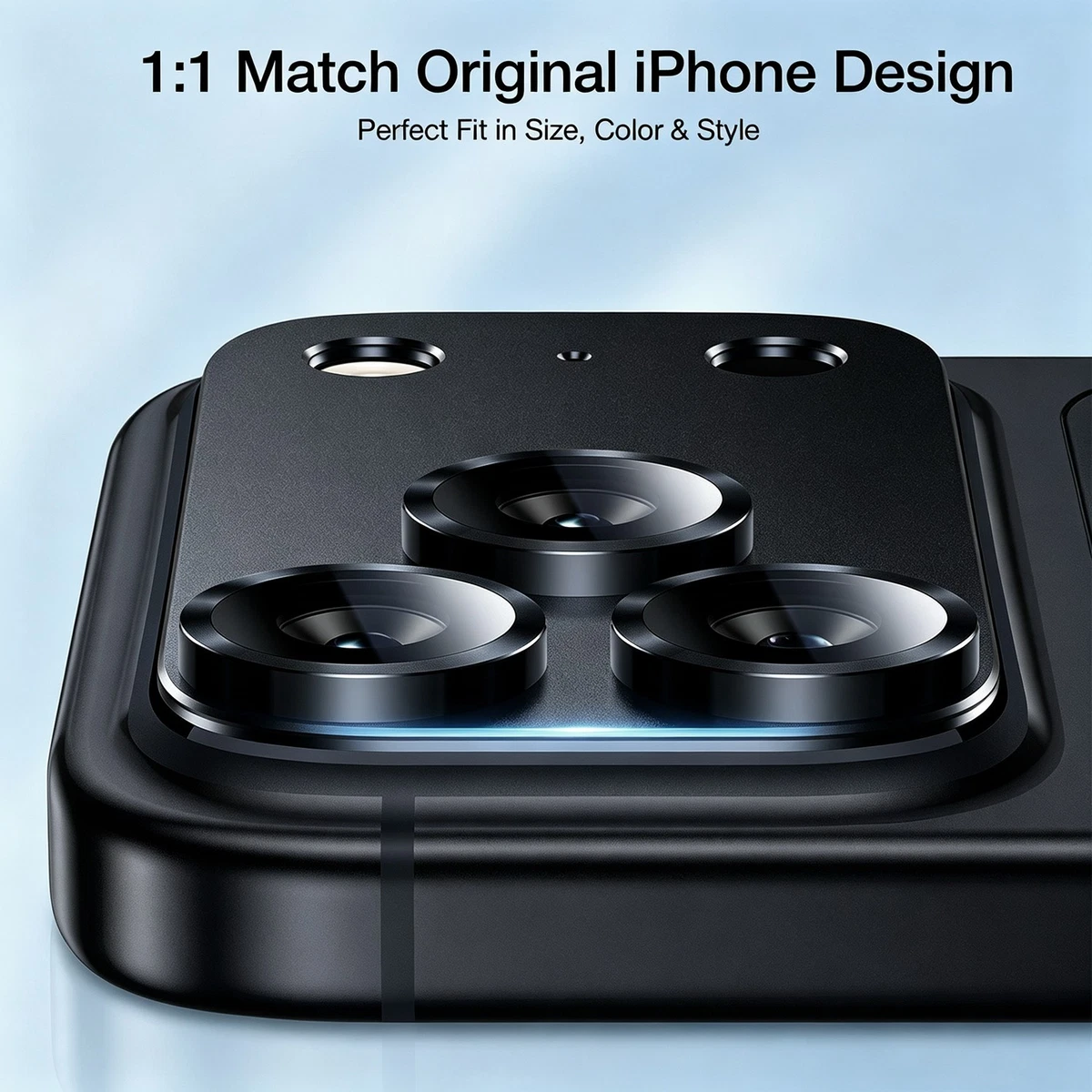 For iPhone 18 Pro Max 17 Pro Max Full Cover Metal Camera Protector Lens Glass