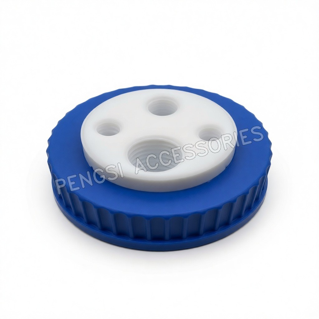QTY: GL45 mobile phase bottle cap for 1/4-28 1/2 1/8 M5 M6 M8 M10