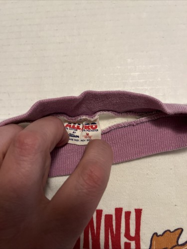 Vintage Bugs Bunny Girls Shirt 1972 Medium 10-12 - Picture 6 of 7