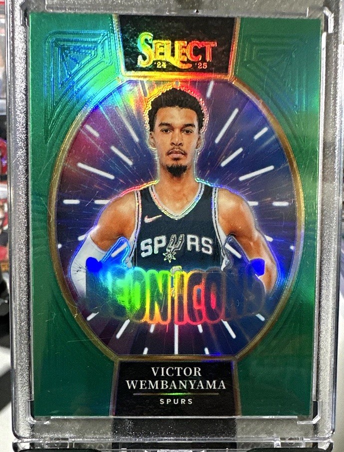 Panini 2024-25 Select Victor Wembanyama Neon Icons Insert #23 Spurs