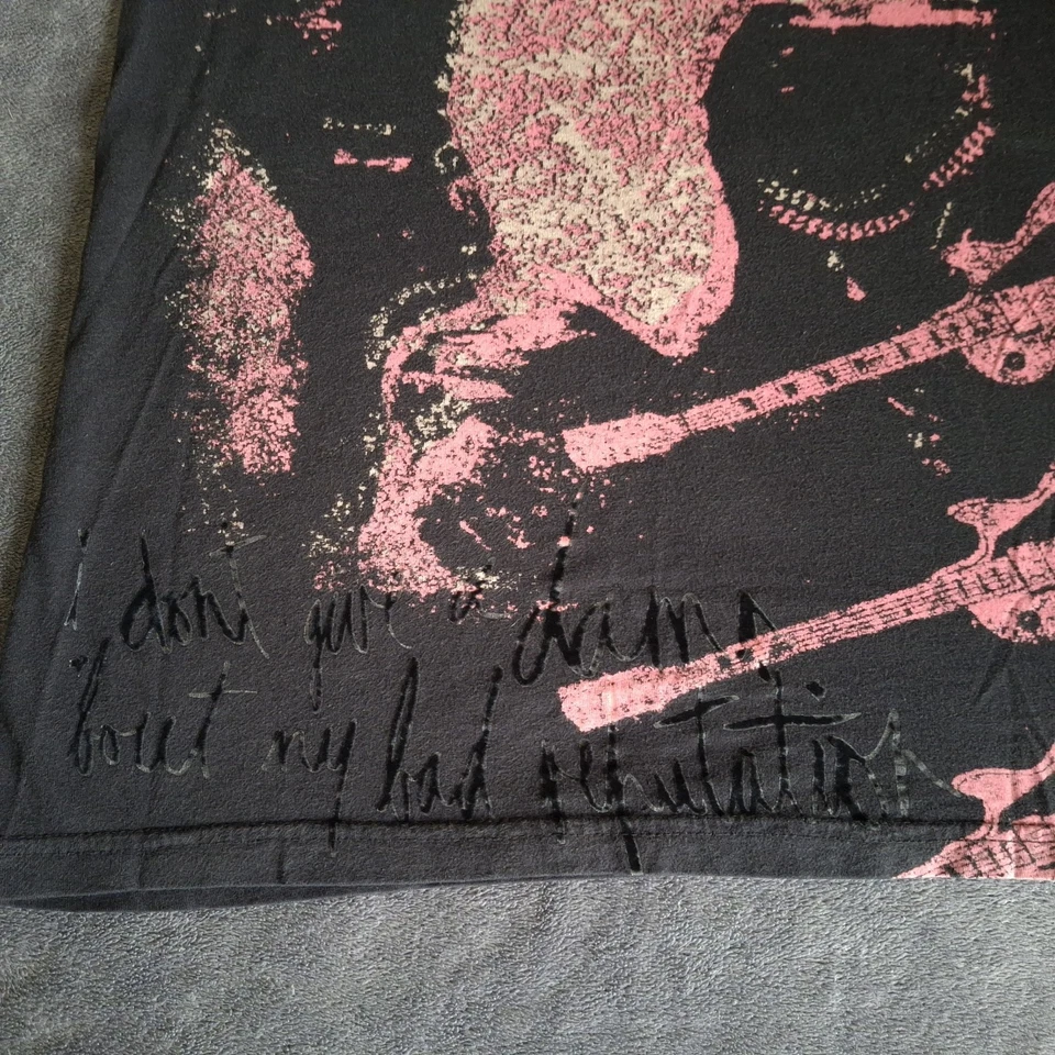 Iron Fist Joan Jett Women's Medium Black T-shirt Bad Reputation Punk Emo Scene - Image 3 of 4