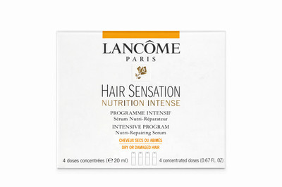 Lancome Hair Sensation Nutrition Intense Treatment 4 Bottles Haarserum Repair