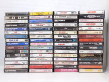 64 Rock Pop Country Cassettes Patsy Doors Rush Clapton CSNY Garth Doobie Halen