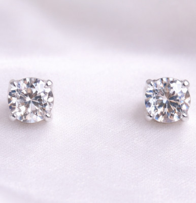 Clear crystal Swarovski studs