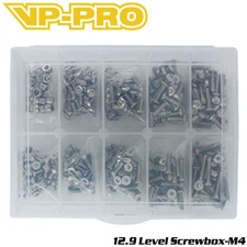 VP-PRO 12.9 Steel M4 Screwbox  6 8 10 12 16mm Screws + Nuts RC Car Truck Part