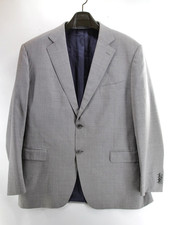 SUITSUPPLY Gray Super 110s Napoli Blazer Jacket 48R US 58 EU Reda 100 Wool