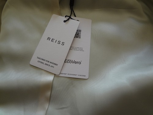 Blazer monopetto un bottone Reiss Ember colore acquamarina color teal nuovo con etichette taglia 8 - Foto 13 di 13