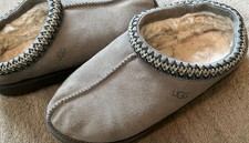 UGG Tasman Women's Slipper - Gray W7 Cozy Winter Clogs Indoor/Outdoor