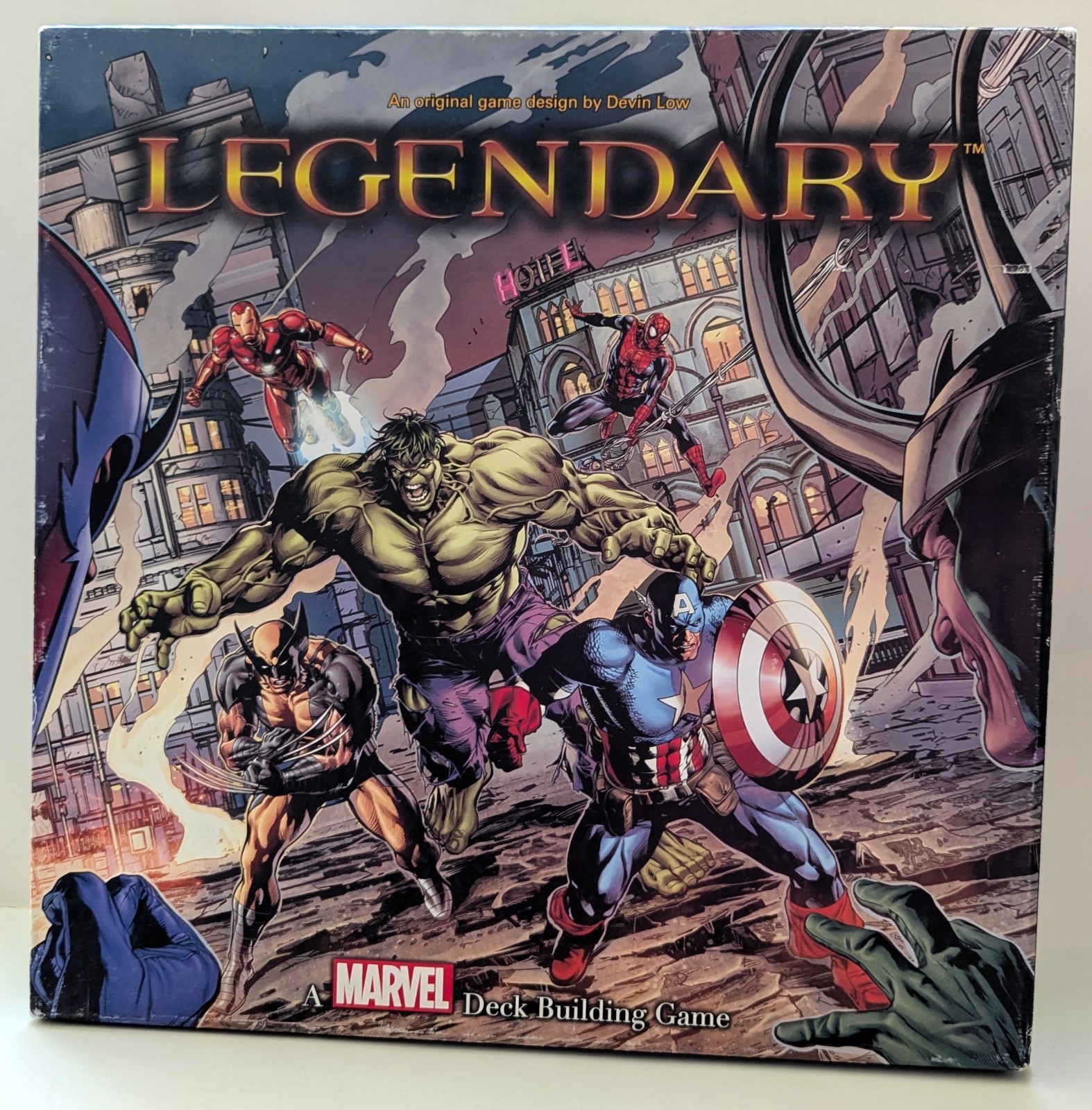 Legendary A Marvel Deck Building Game Sleeved and Complete Upper Deck 2012 