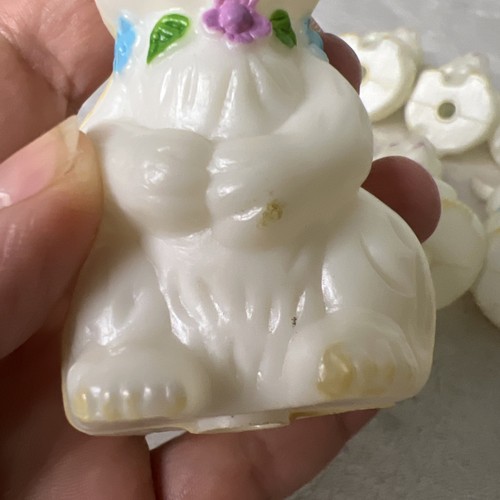 Lot 10 Blow Mold Easter Bunny Rabbit String Light Covers Ornaments - Picture 8 of 9