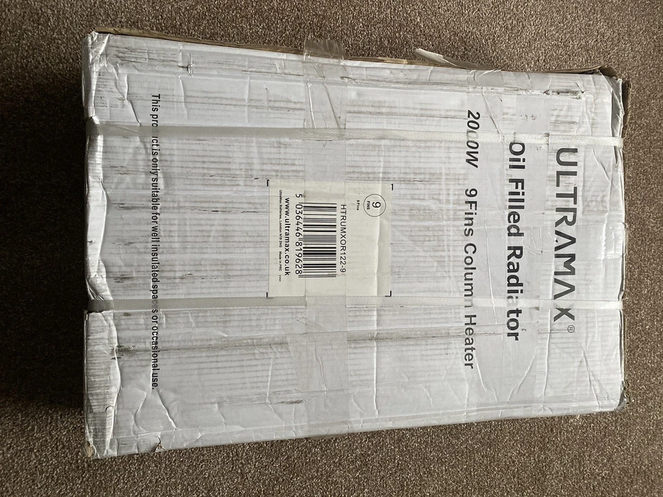 Ultramax Freestanding 9Fin Oil-Filled Radiator 2000W - white  - Image 3 of 4
