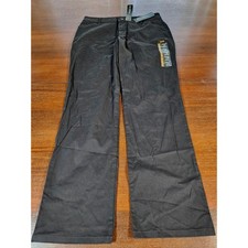 Lee Relaxed Fit Straight Leg Pants Black 10 Medium 104631201