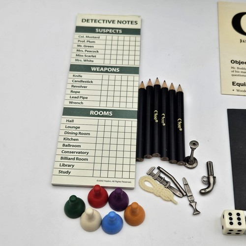 Vintage Game Bookshelf Parker Brothers Kids Wood Board Game Lot Of 2 Sorry, Clue - Picture 3 of 19