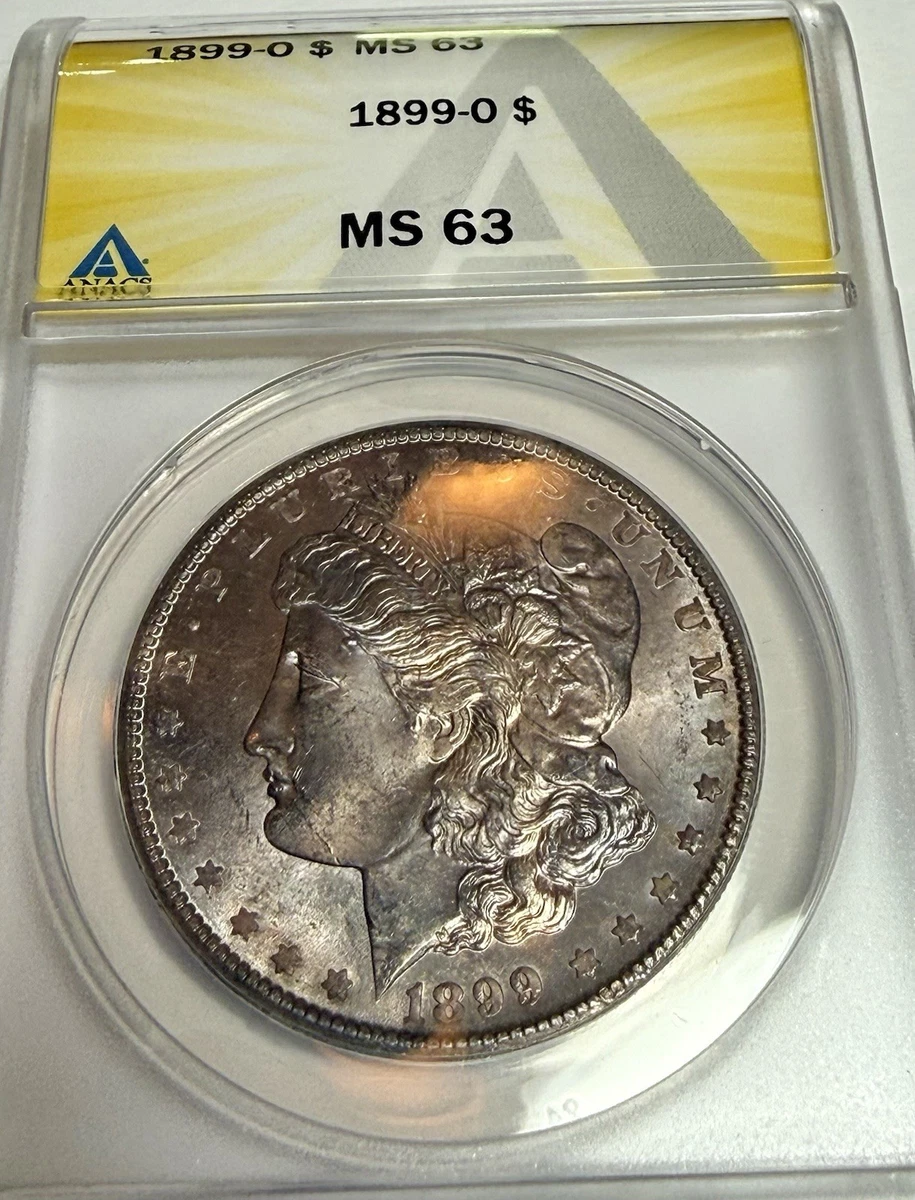 MS 63 Graded 1899 Year Morgan US Dollars (1878-1921) for sale | eBay