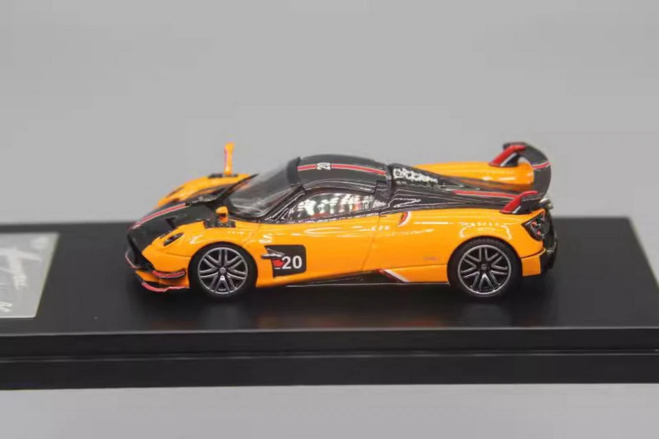 LCD 1/64 Escala Pagani Huayra BC Naranja Diecast Coche Modelo Juguete Regalo Nuevo en Caja  Foto 3 de 4