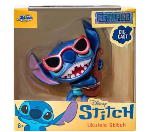 Disney UKULELE STITCH Die-Cast MetalFig 2.25" Metal Mini Figura Diecast Figura NUEVO Foto 3 de 4