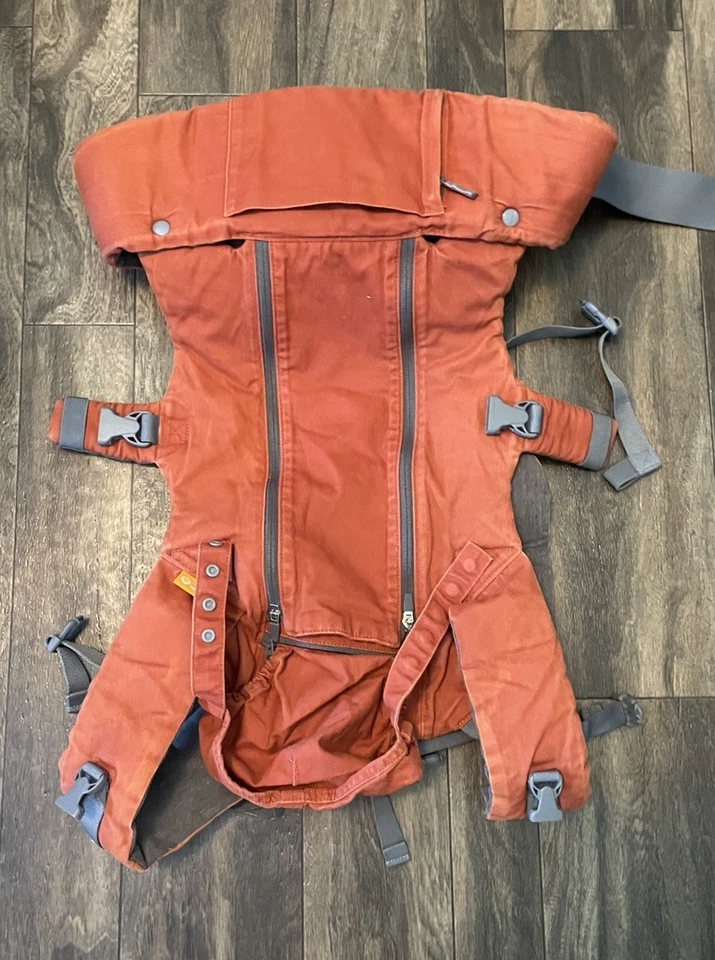 Переноска Beco 8 для малышей/малышей 8 в 1. 7-45 фунтов оранжевый/ржавчина - Изображение 2 из 4