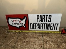 Vintage Rv Holiday Rambler Travel Trailers Camper Service Dept Camping Sign Vintage Rv Holiday Rambler Travel Trailers Camper Service Dept Camping Sign