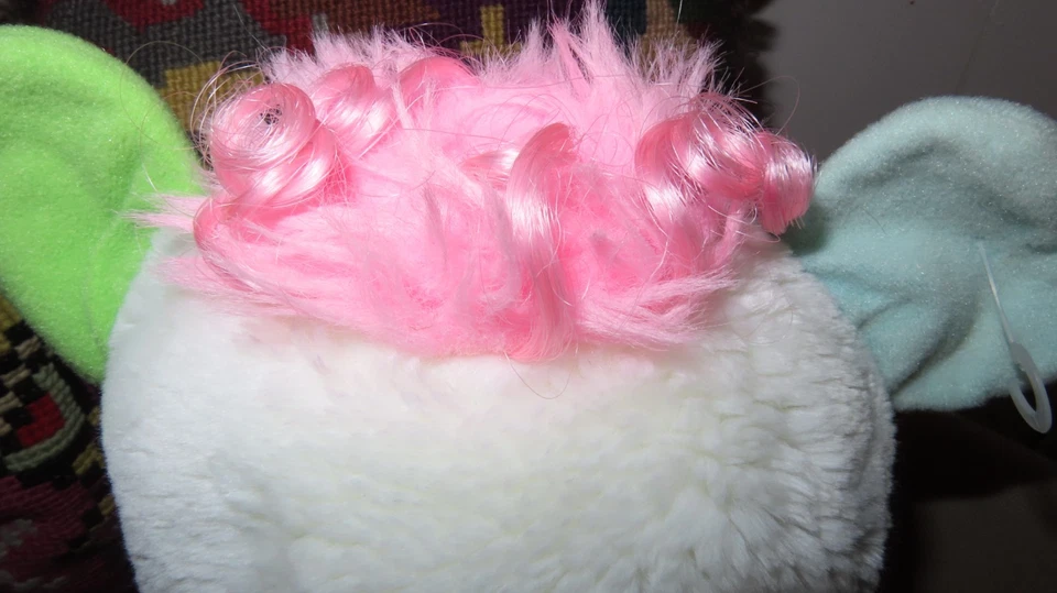 Hermoso Popples Baby Bibsy 12” Peluche Mattel 1986 Gorro De Colección Usado en Excelente Condición Foto 3 de 4