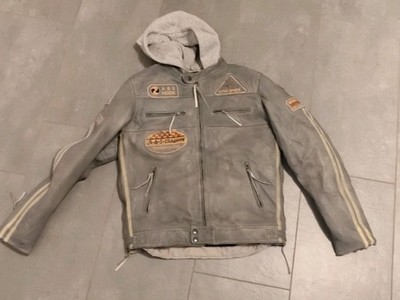 Alpha Speeds Lederjacke Biker-Jacke Gr. L