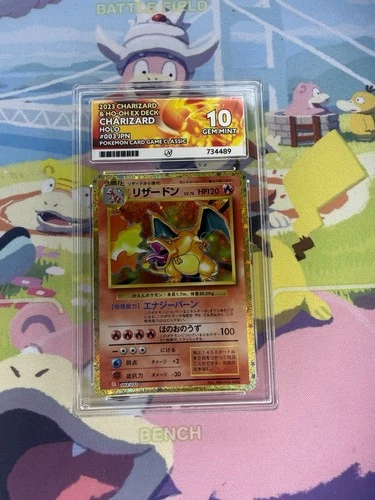 Pokémon TCG Charizard & Ho-oh Ex Deck Charizard Holo 003/032 Ace 10 Gem Mint