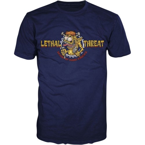 Lethal Threat Skool of Hard Knocks T-Shirts 2XL Dark Blue LT20896XXL - Bild 1 von 1