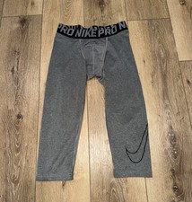 Kids Nike Pro Compression Pants Gray Nike Leggings Youth Size Large