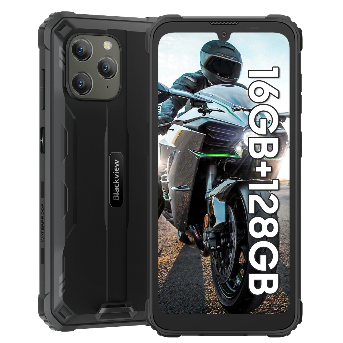 Blackview BV5300 Plus Robusto Smartphone 16GB+128GB(TF 1TB) 6580mAh Cellulare