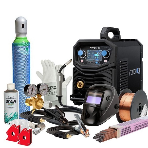 Inverter SchweißGeräT Easymig 217 Dual Pulse Mig/Mag/Mma/Wig LIFT/SYNERGIC/200A-image