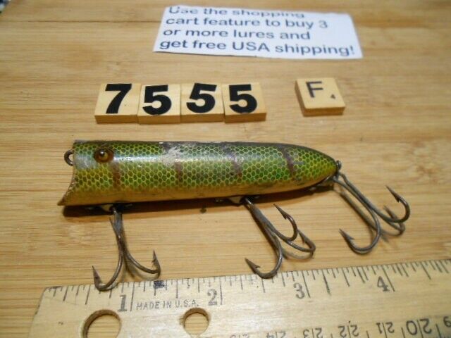 Heddon Lucky 13 Brown Upper, Bronze Lower 4 Fishing Lure