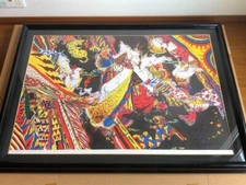 Yoshitaka Amano "Circus" 2/29 Signed Lithograph Illustrator collection d191