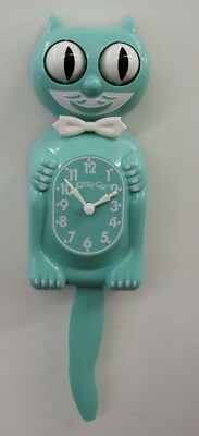 NEW OCEAN WAVES KITTY-CAT  KLOCK MADE IN THE USA -FREE BATTERIES KC7