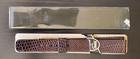 Vintage Nos 1960's Speidel 5/8" (16mm) Brown Genuine Lizard Watch Band (Long)