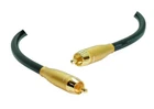 SunshineTronic 2.5 m Professional Subwoofer RCA Cable 4-Way Shielded #PRG-2.5