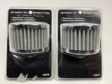 (2) Spectre 42879 Valve Cover Breather Vent Filters - Push In 1-1/4" Hole